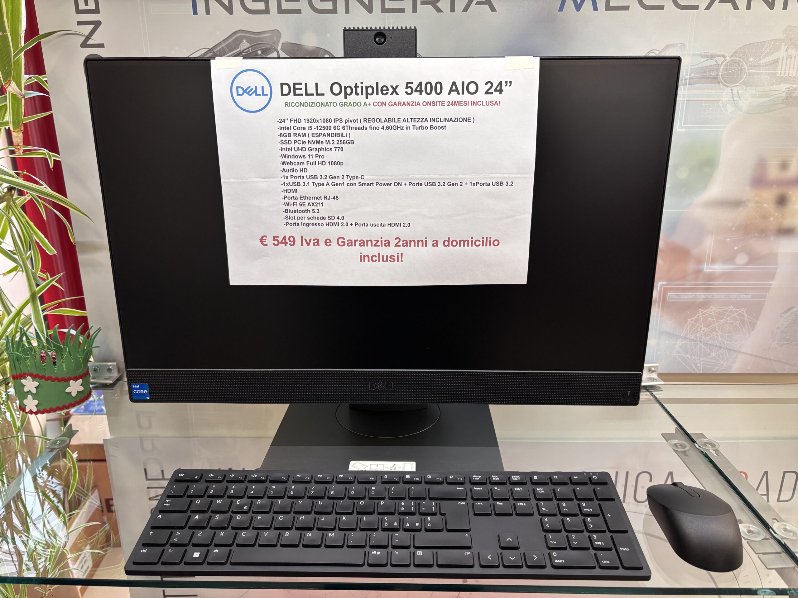 Dell Optiplex 5400 AIO pc all in one Dell Usato